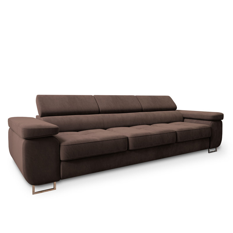 Audren 3 Seater Sofa, Brown