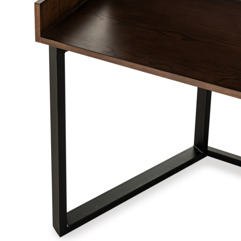 Transformer Table To Desk - Single Unit - Dark Walnut