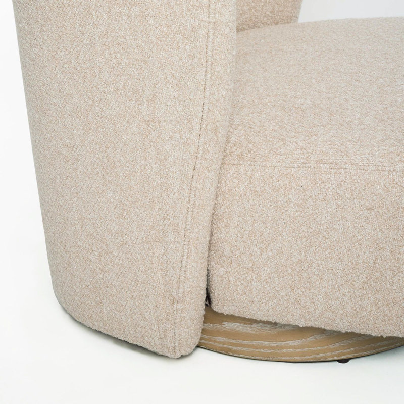 Dorian Swivel Lounge Chair, Baja Seed