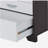 White Three Drawer Rectangular Decorative Table-371348144