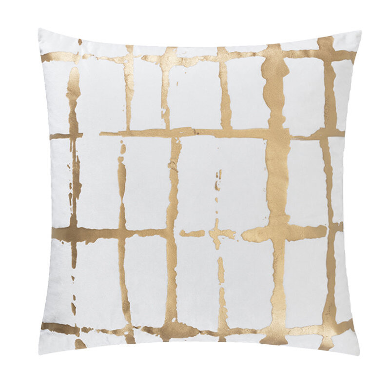 Oslo Square Velvet Pillow Cover & Insert, White