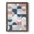 Toile avec cadre en noyer