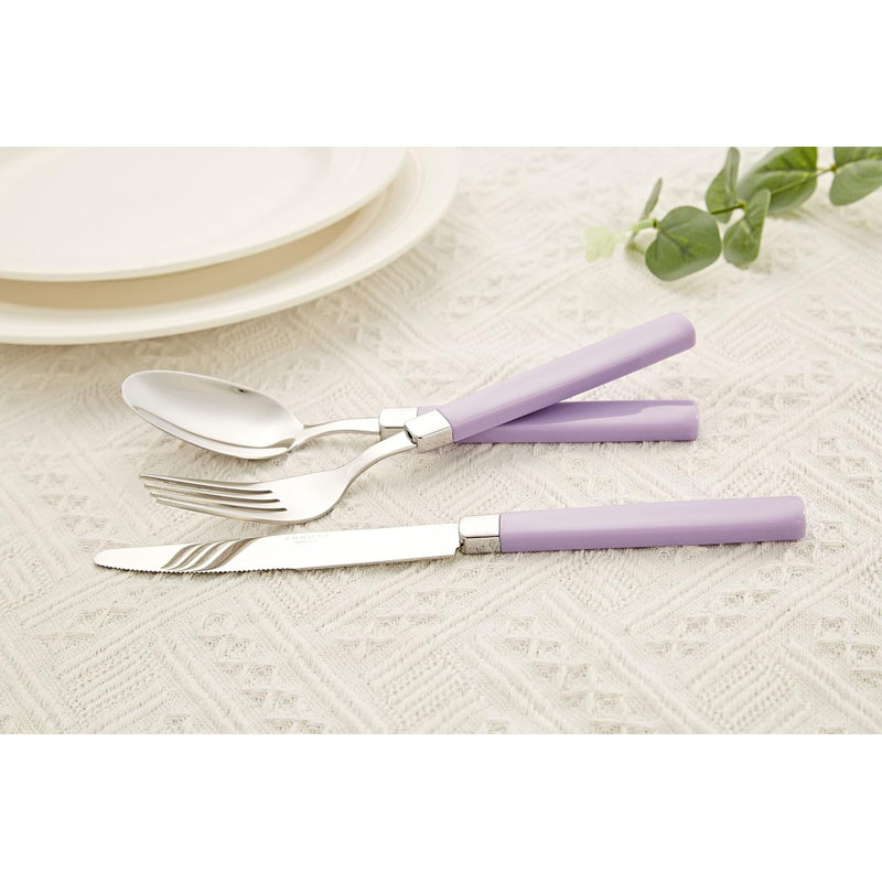 20 Pieces Stainless Steel Flatware/Cutlery Set - Color Handles