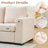 95" W Linen L-Shaped Sleeper Sectional with Storage-1516826674