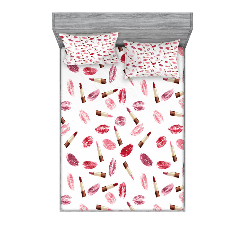 Microfiber Sheet Set, Queen Sheet Set with Fitted Sheet