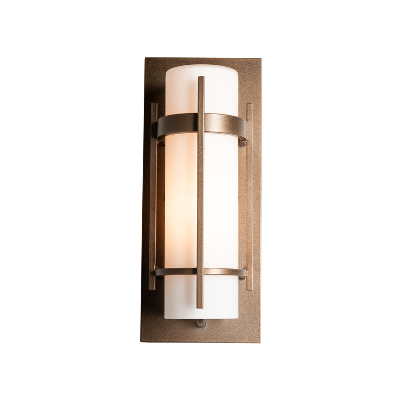 Banded Outdoor Flush Mount, Coastal Bronze, 12" H x 5" W x 3.8" D