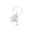 Classic Outdoor Globe Wall Light L 115 S Motion Sensor Soft Light Start Manual Override E27-11183283