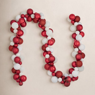 6' Shatterproof Ball Christmas Garland