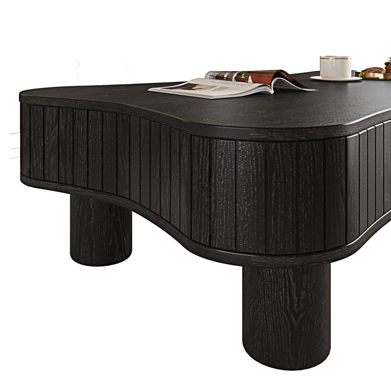 Table basse à plateau relevable, Noir