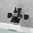 Wall-Mounted 3 Hole Tub Faucet Waterfall Bathtub Faucet Brass 2 Handle Tub Filler With Valve-101203984
