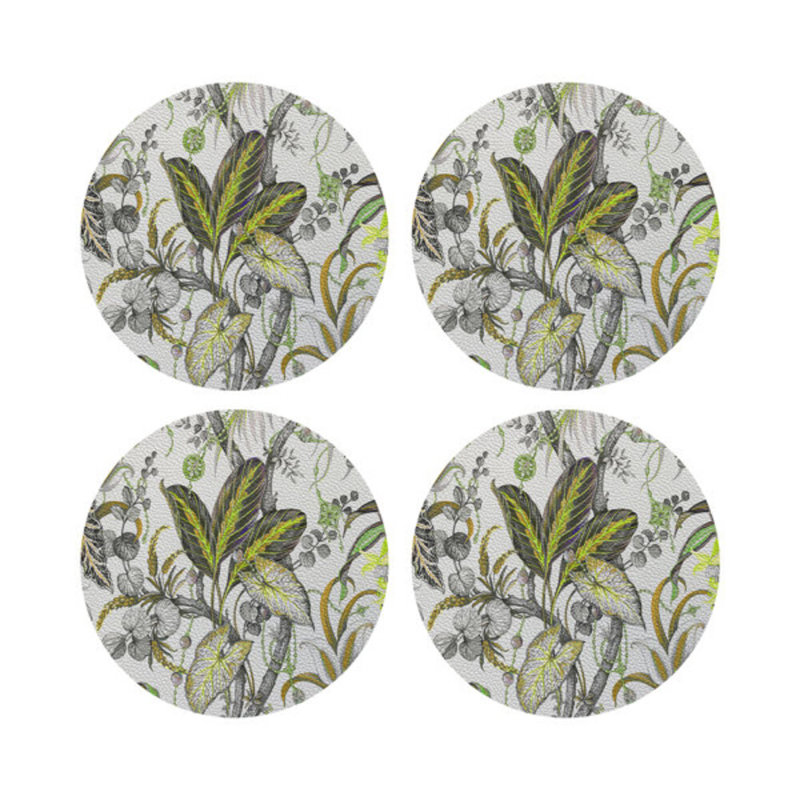 Amazonia Pebble 16" Vinyl Placemat, Mustard