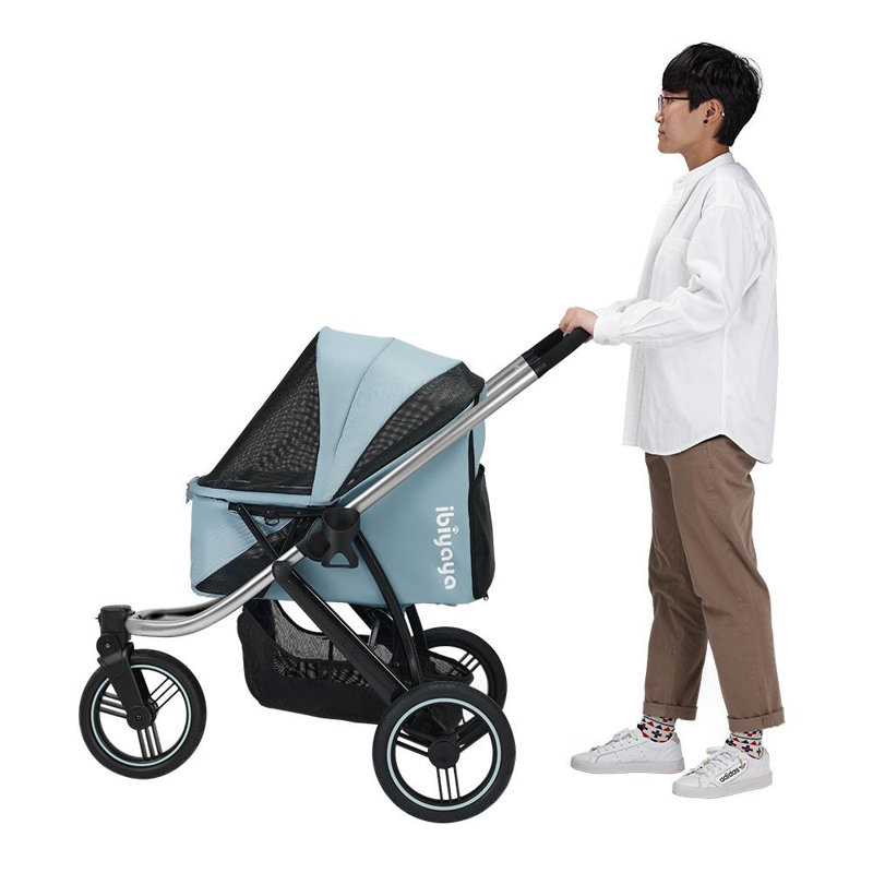 Poussette de jogging tout-terrain The Beast, Flash gris