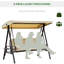 3 Person Porch Swing with Canopy-1218274086