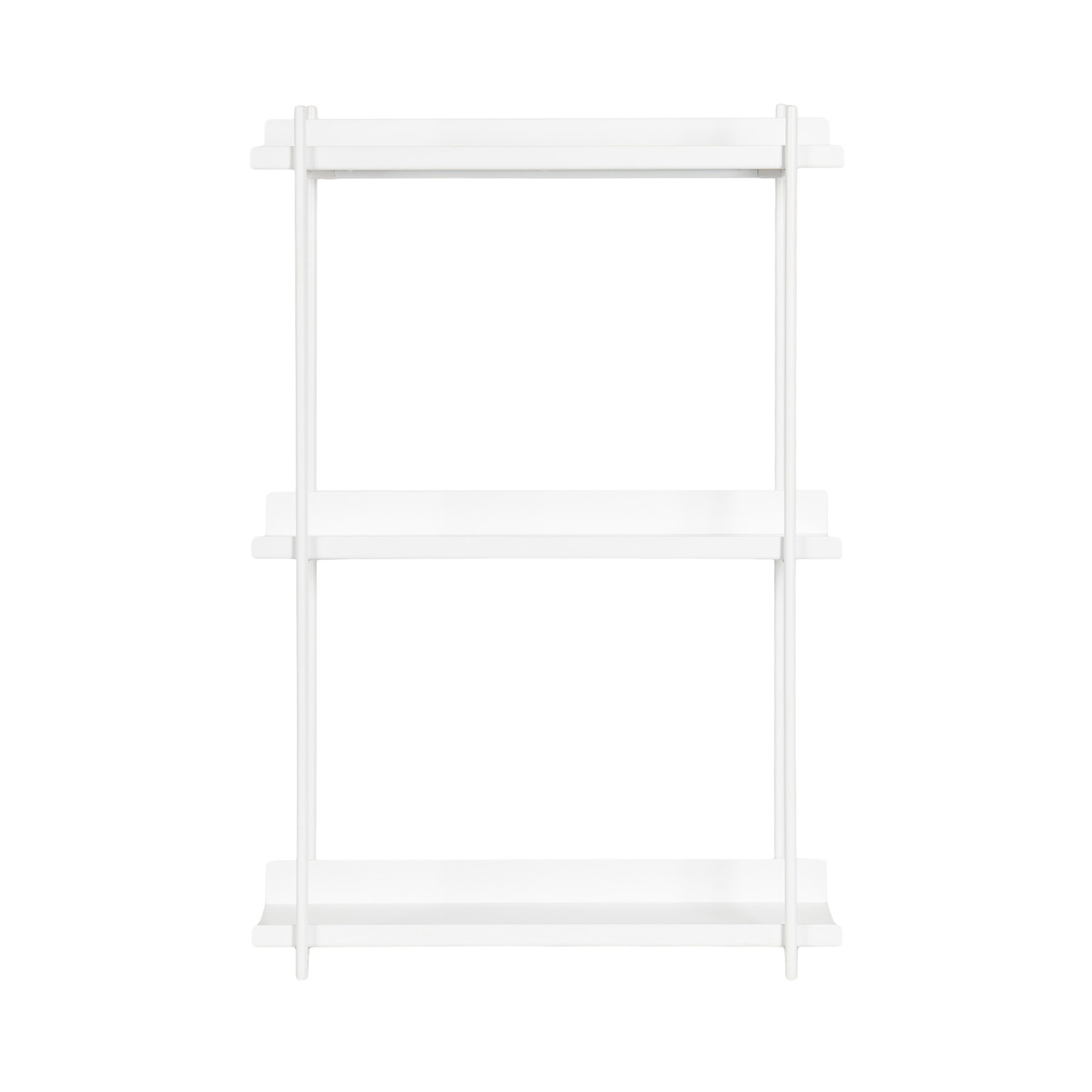 Bellamy 3 Piece Metal Tiered Shelf, White