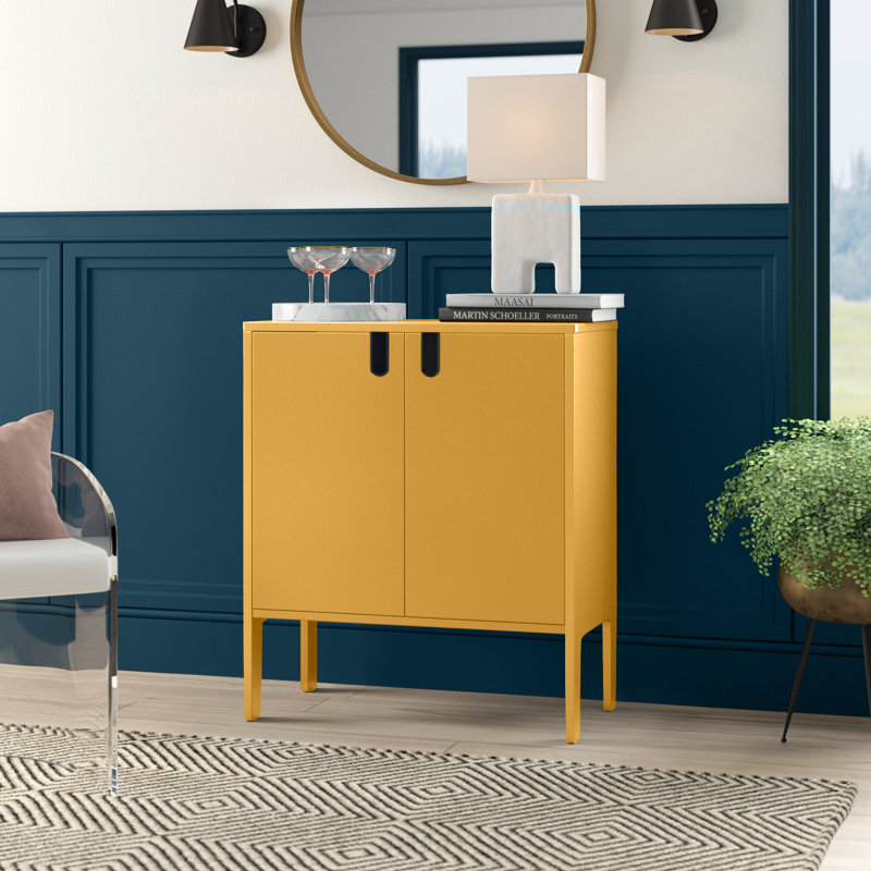 Houghtaling Accent Cabinet, Mustard Yellow