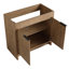Meuble-lavabo autoportant et 2 portes d'armoire à fermeture en douceur ((KD-PACKING), meuble-lavabo sans comptoir
