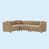 Bouclette brune est en rupture de stock