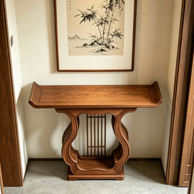 Console de style chinois rétro classique brune