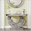 Console à miroir en diamant concassé-1080737584