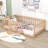 Hendrelino Wooden Daybed Frame with Guardrail-1132318930-1132318934