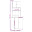 Kitchen Cabinet 60X50x180 Cm Engineered Wood-746438122