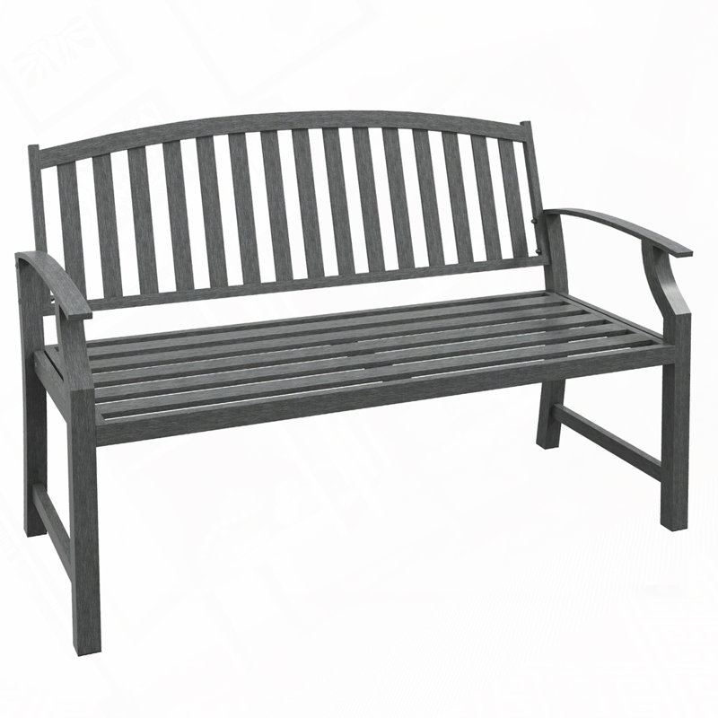 Banc de jardin 46 po, Gris