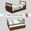 Lit de jour simple en bois massif 3 tiroirs Lit matelot simple avec lit gigogne-214785844