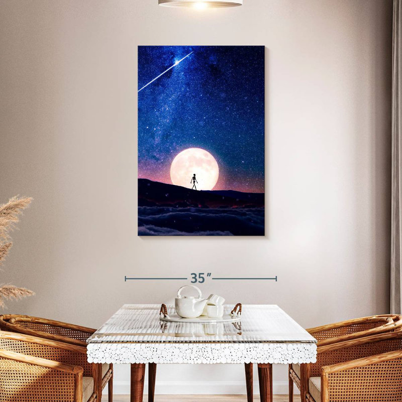 Kelan Space Walking Dead, 45" H x 30" W