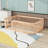 Full Wood Floor Bed With Fence-734320494