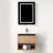 Khaleia 30" Floating Bathroom Vanity with LED Lights – Wall-Mounted Wood Cabinet with Acrylic Sink, Soft-Close Storage & Modern Integrated Basin-1426604451-1426604449
