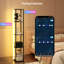 RGB Corner Floor Lamp with Colour Change, Adjustable Minimalist Standing Mood Light with APP & Remote