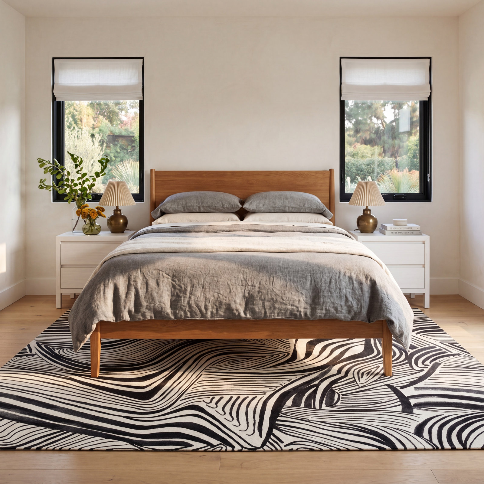 Novogratz Zebra Marble Self-Adhesive Wallpaper Roll