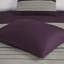 Édredon en faux suède 7 pièces pour très grand lit, mauve-121232367-121232363