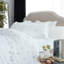 Garyson Cotton Solid Colour Duvet Cover Set with Pillowcases-970038507