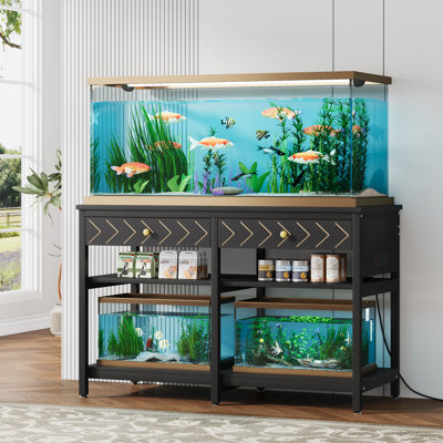 40-50 Gallon Aquarium Stand with Charging Station