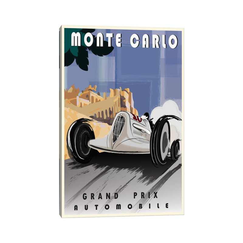 Monte Carlo - Print on Canvas, Wrapped Canvas, 66.04 cm H x 45.72 cm W x 3.175 cm D
