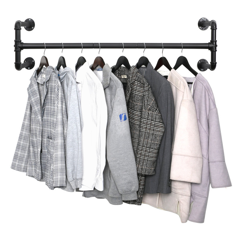 Glyndon 110cm Wall Mounted Clothes Rack