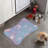 Light Star Patterns - 1 Piece Bone Shape Feeding Mat
