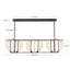 Anders 59-in Black dimmable LED Linear Pendant-1182232209