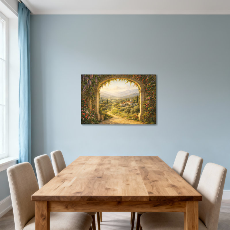 Paysage, paysage urbain et paysage urbain, H 28 po x l 40 po