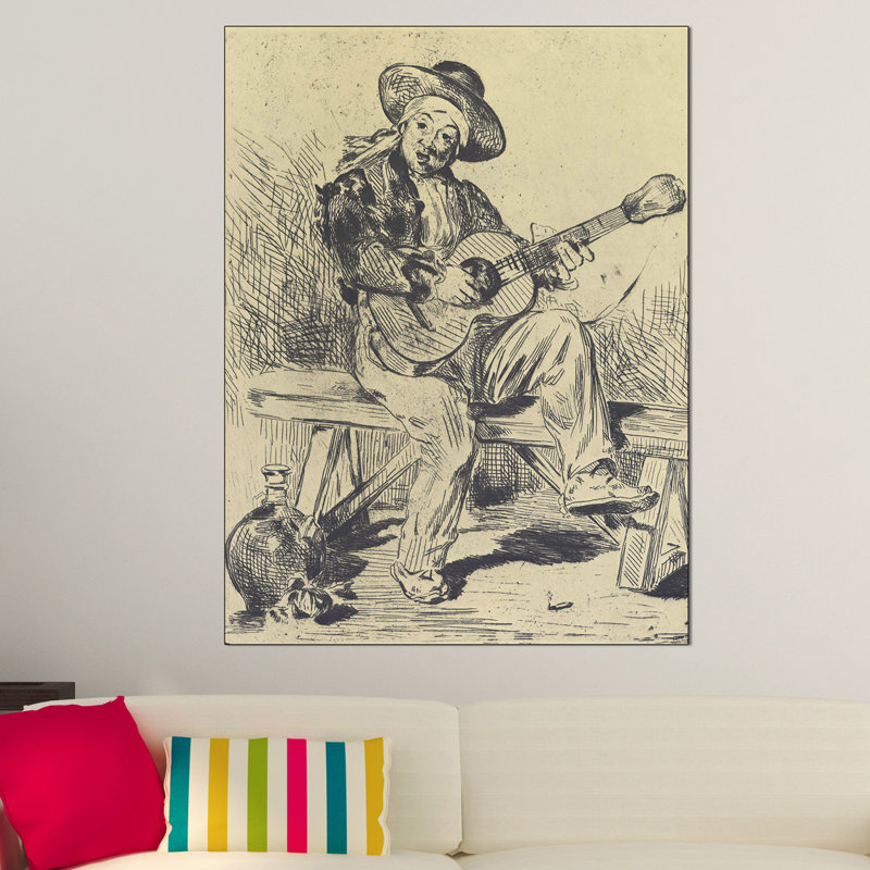Edouard Manet - Wrapped Canvas Print, 120cm H x 90cm W x 1.8cm D