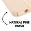 Corner Wall Shelf, Natural Wood Finish-6010413