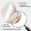 Miroir mural ovale doré et rose Fusion I - Beige-1906580246