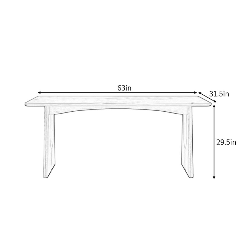 Huerte, 29.5"H x 63"L x 31.5"W