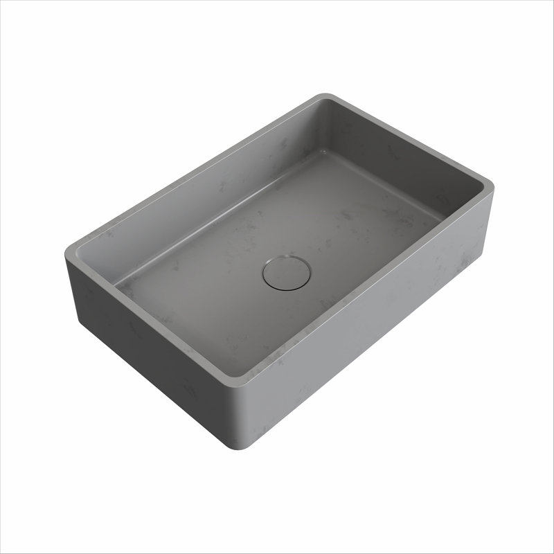 Vessel Rectangular Modern Bathroom Sink