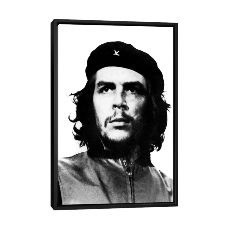 «Che Guevara» par Alberto Diaz Gutierrez, reproduction de photo sur toile, H 60 po x l 40 po x P 1,5 po, Toile encadrée noire