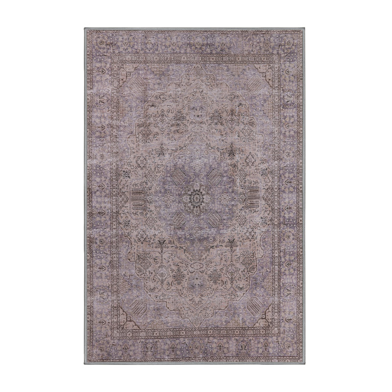 Tapis oriental gris Rollegem, Rectangle 7 pi x 10 pi