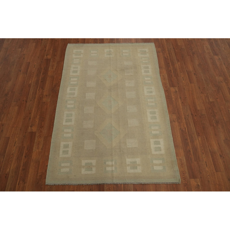Tapis kilim en laine Earth Tones