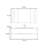 Creamy style modern simple bathroom cabinet