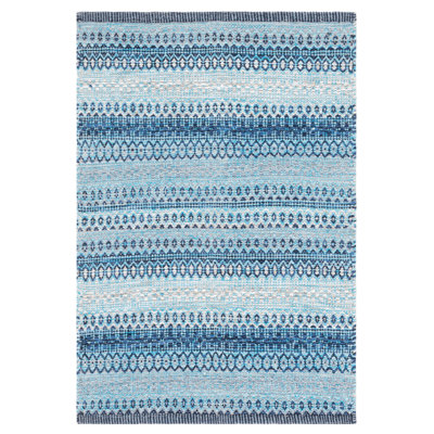 Kilim Flat Weave Cotton Geometric Rug